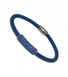 PULSERA IVORY BLUE