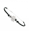 PULSERA IVORY LADYBUG WHITE