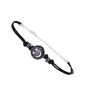 PULSERA IVORY HAPPY BLACK