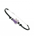 PULSERA IVORY FROG VIOLET