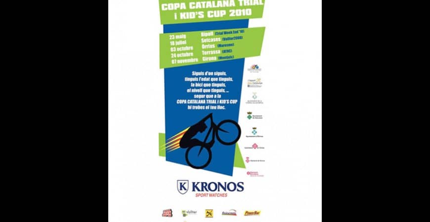 KRONOS ESPONSOR OFICIAL DE LA COPA CATALANA DE TRIAL KID`S CUP 2010