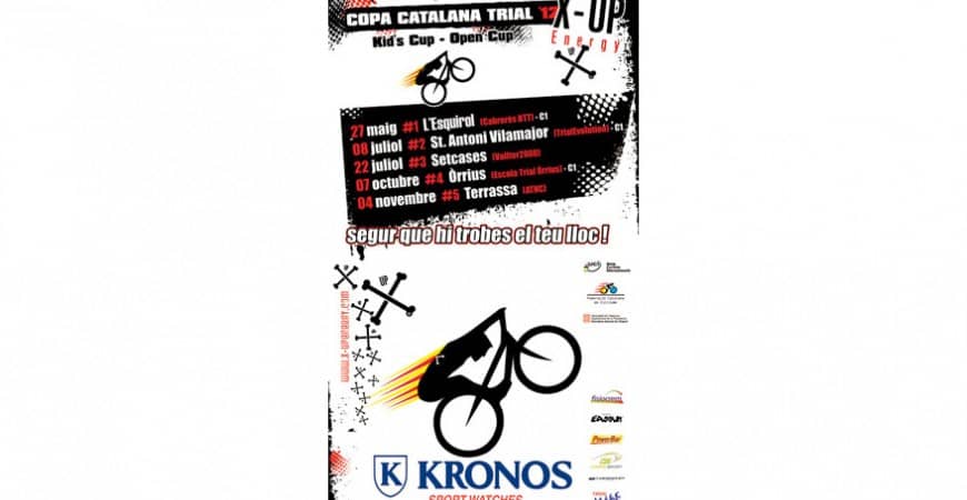 LA COPA CATALANA DE TRIAL 2012 X-UP PATROCINADA POR KRONOS