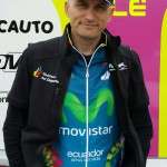 26.	Jordi Solano con el equipo Movistar 2014.