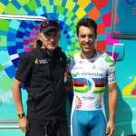 6.	Jordi Solano con Albert Torres que en 2014 ha sido el Campeón del mundo de pista en Modalidad Madison.