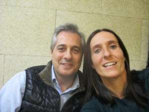Patricia con Ximo Rovira