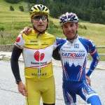 22.	Jordi Solano con Joaquín Rodríguez, líder del Katusha, nº 1 del mundo del ciclismo preparando el Tour de Francia en 2012.